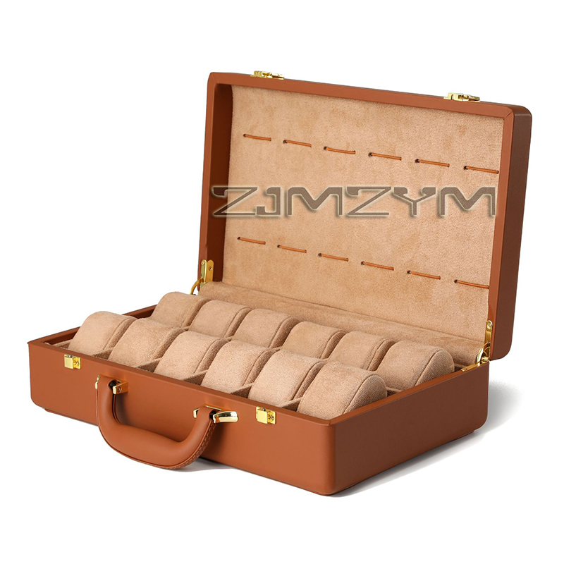 Luxury Watch Case Travel - 12 Slots Watch Box Mens Watches