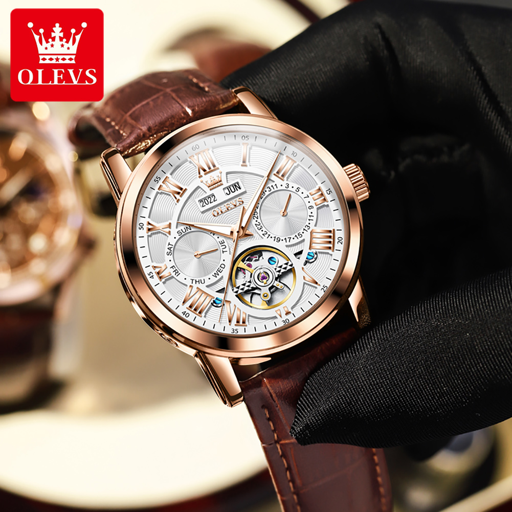 OLEVS 6668 Men Automatic Watch - огляд і ціна Seiko Watch Presage
