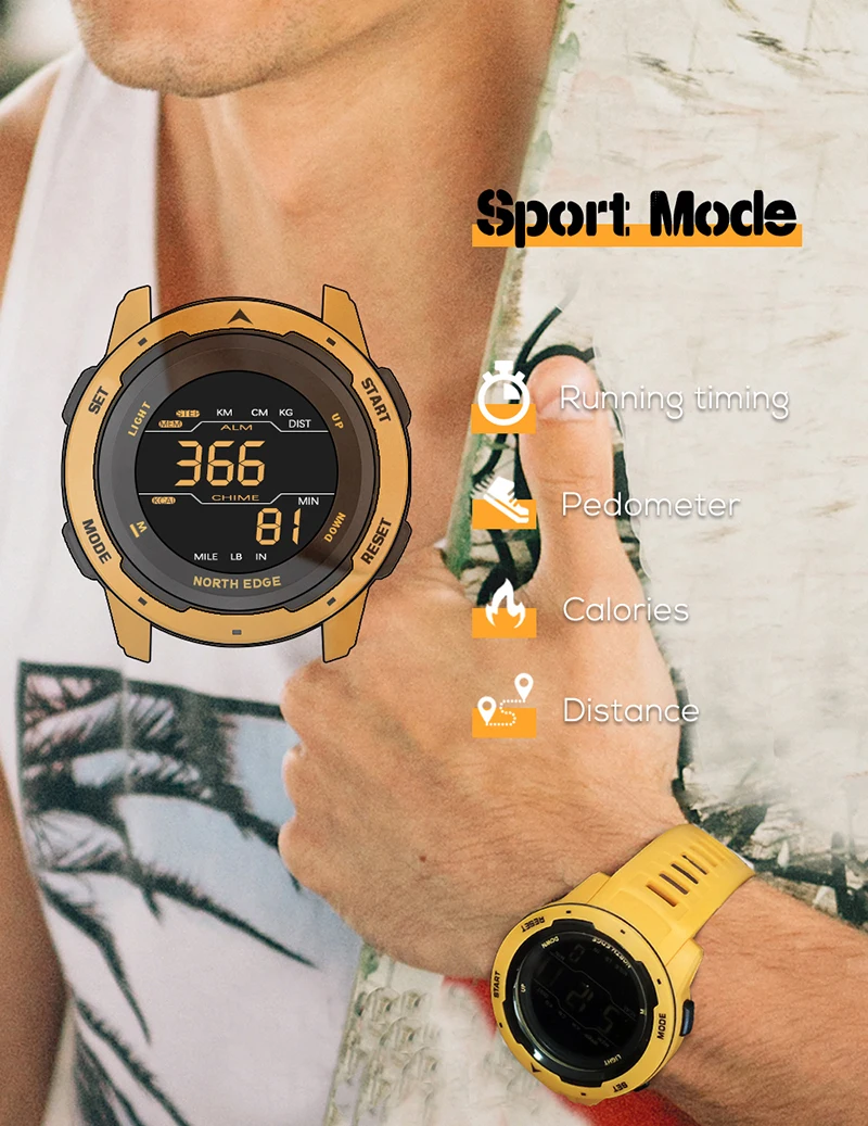NORTH EDGE Mars Men's Outdoor  - огляд і ціна Field Watch Military