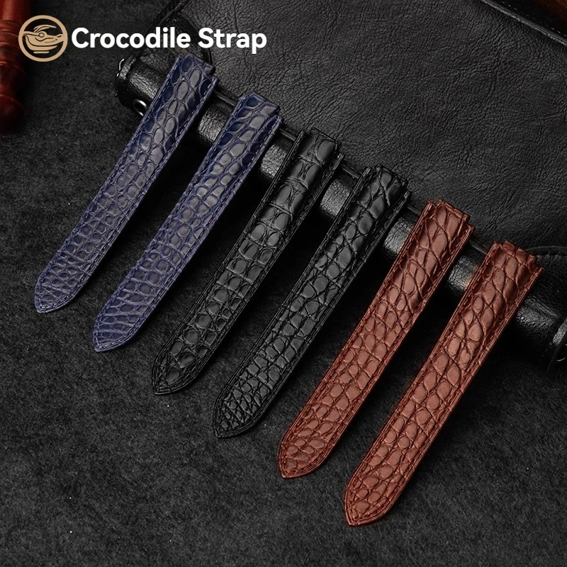 Crocodile leather watch strap  - огляд і ціна Cartier Watch Ballon Bleu