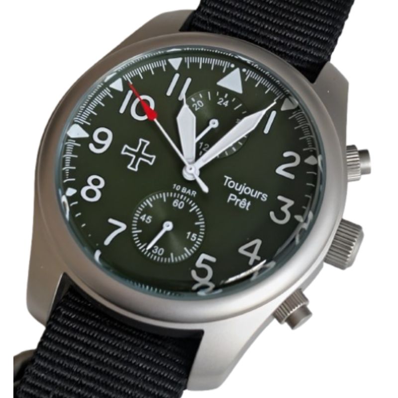 Toujours Pret Dual Time GMT Qu - огляд і ціна Field Watch Military