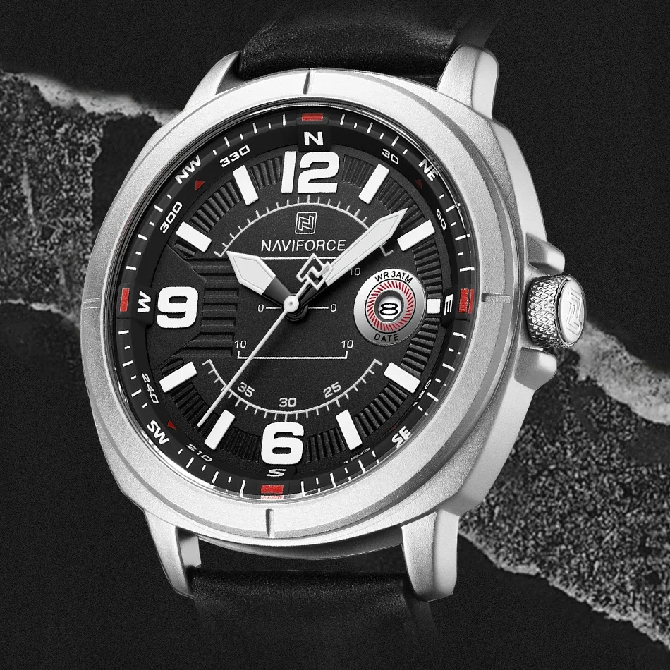 NAVIFORCE  High Quality PU Ban - огляд і ціна Field Watch Military