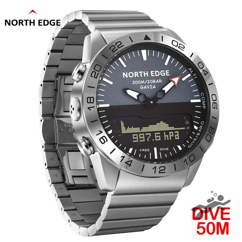 NORTH EDGE Mens Dive Watch Mil - огляд і ціна Field Watch Military