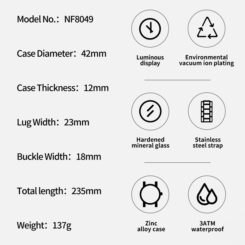 NAVIFORCE Fashion Watch For Me - огляд і ціна Field Watch Military
