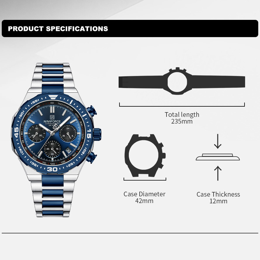 NAVIFORCE Fashion Watch For Me - огляд і ціна Field Watch Military