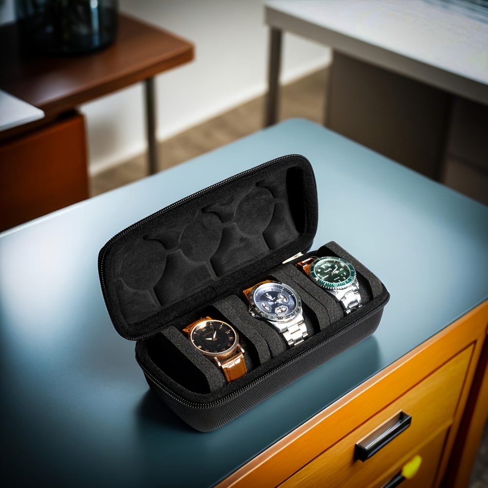 1/2 PC Luxury 3-slot Watch Tra - огляд і ціна Luxury Watch Case Travel