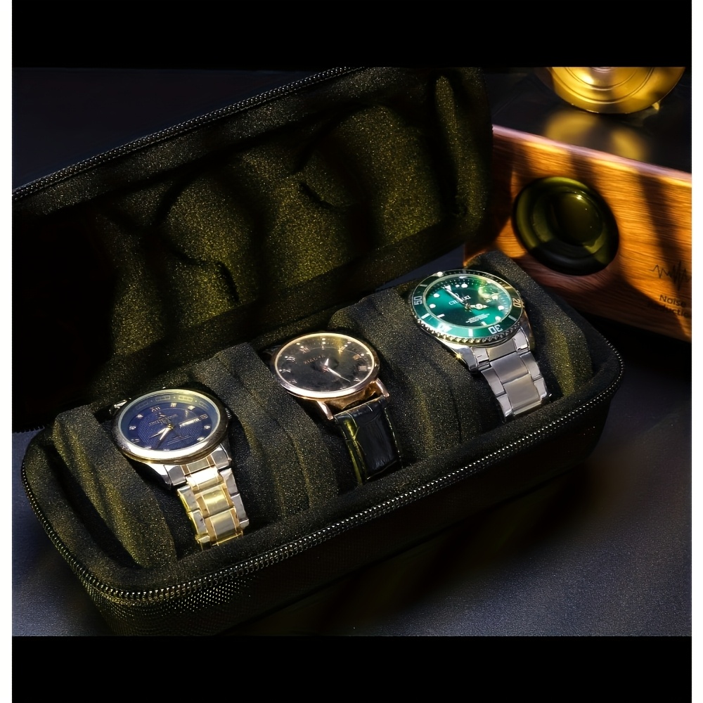 1/2 PC Luxury 3-slot Watch Tra - огляд і ціна Luxury Watch Case Travel