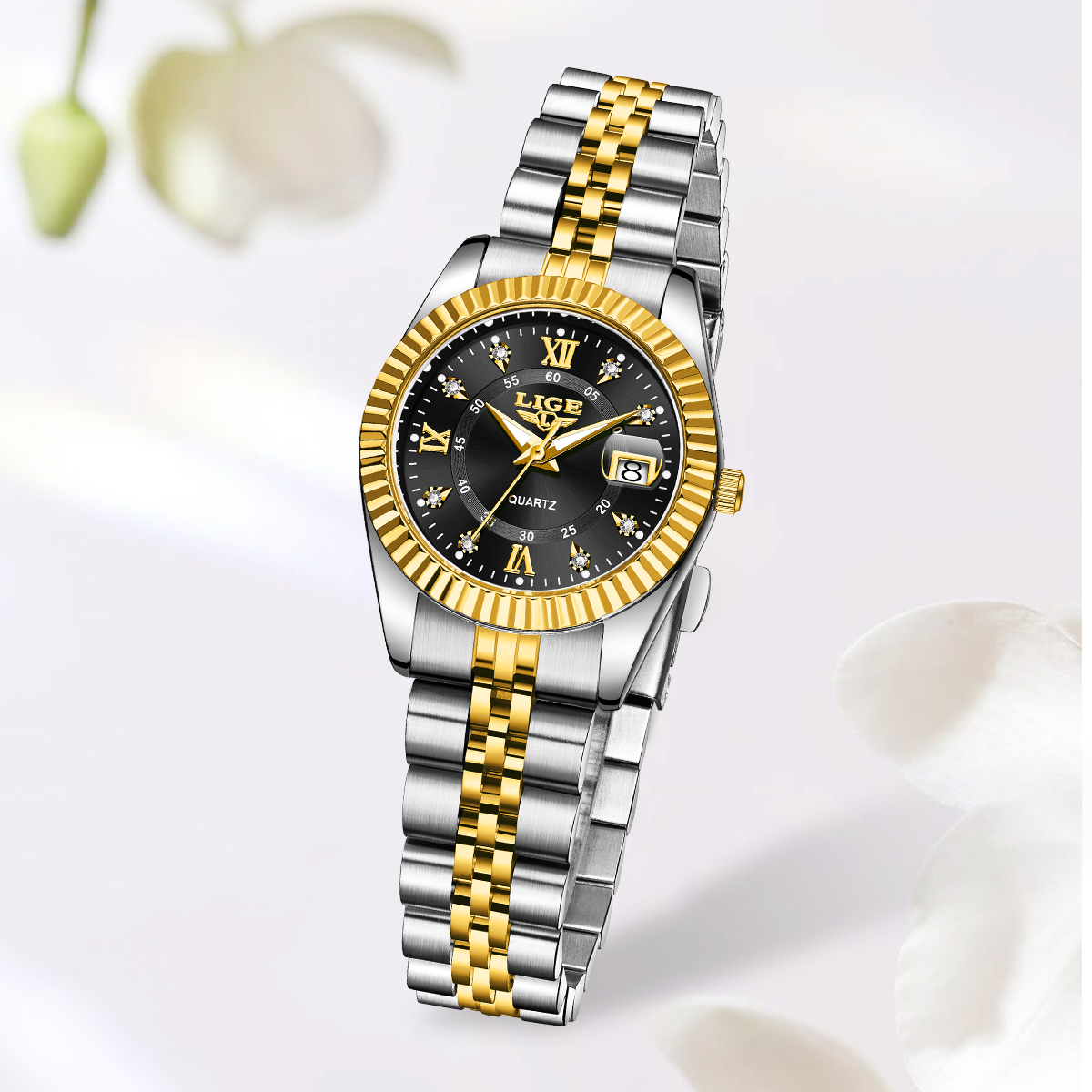 LIGE Fashion Elegant Women's Q - огляд і ціна Luxury Watch Case Travel