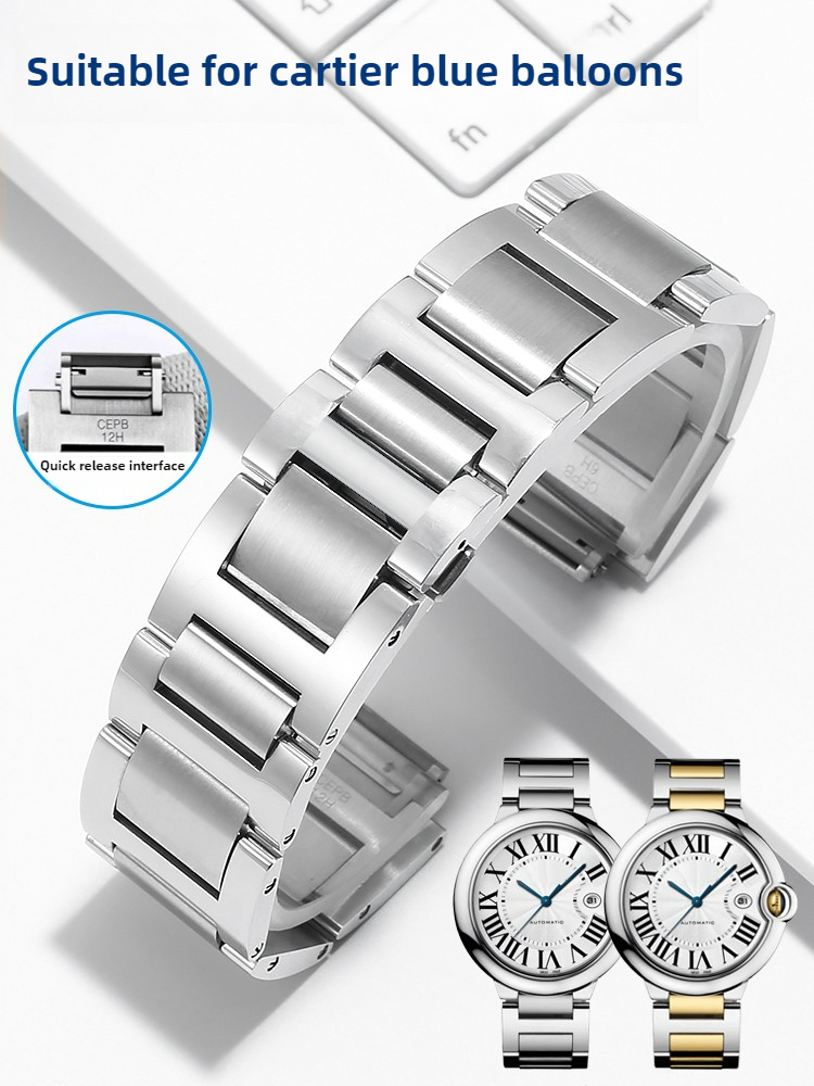 Stainless steel watch strap is - огляд і ціна Cartier Watch Ballon Bleu