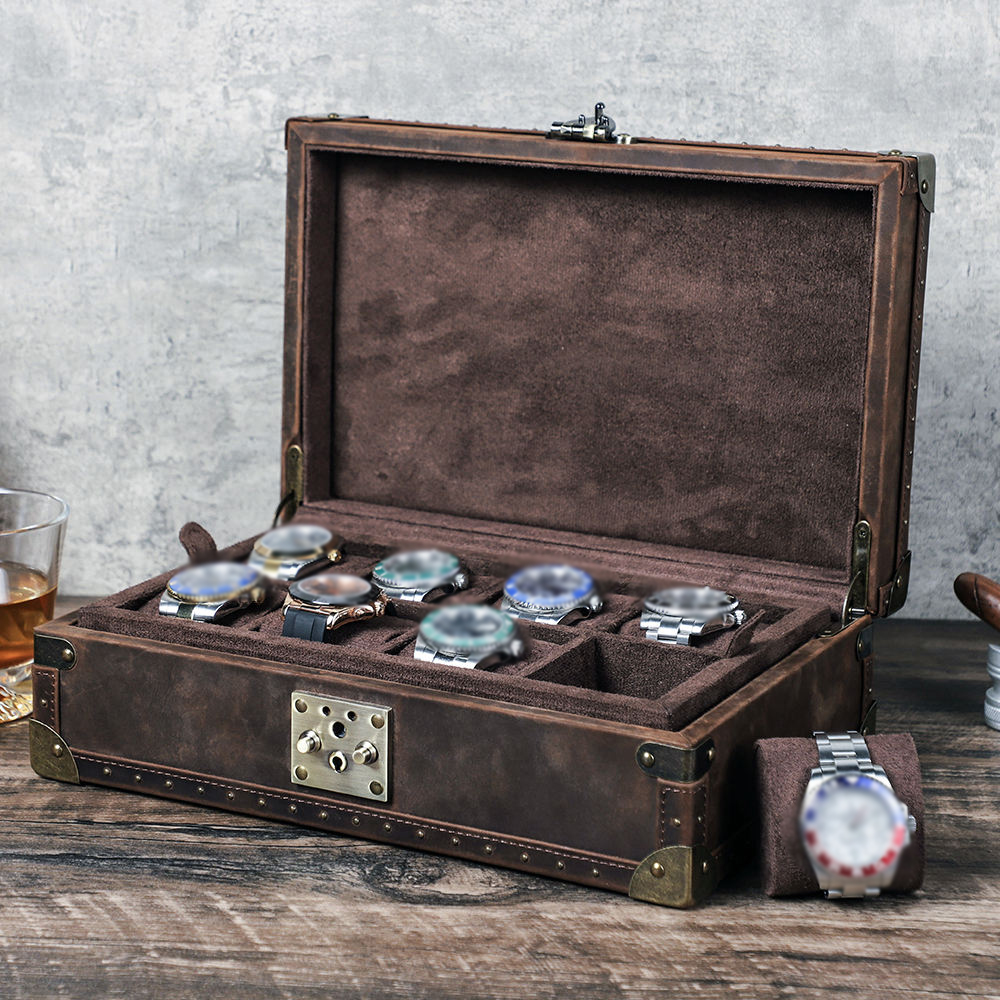 CONTACT'S FAMILY 8 Leather Cus - огляд і ціна Luxury Watch Case Travel