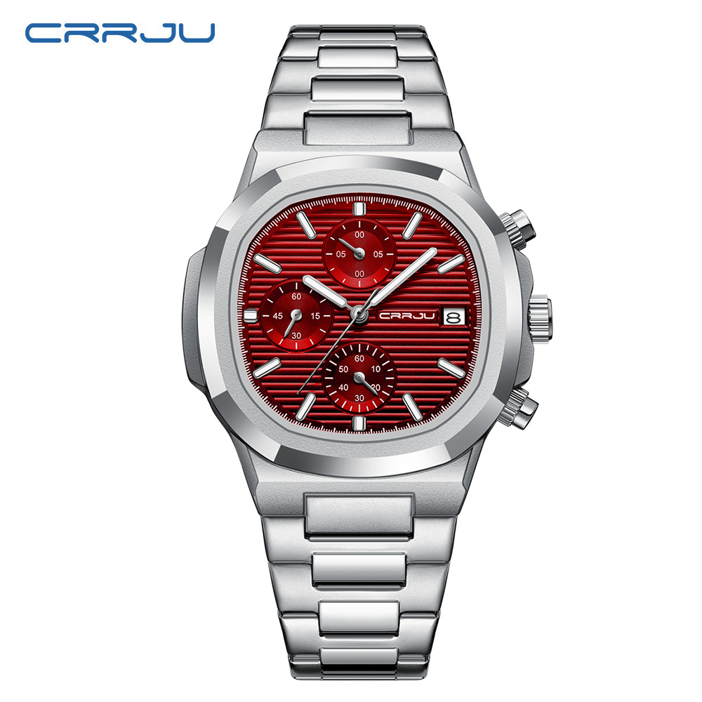 CRRJU Luxury Man Watch Busines - огляд і ціна Luxury Watch Ap