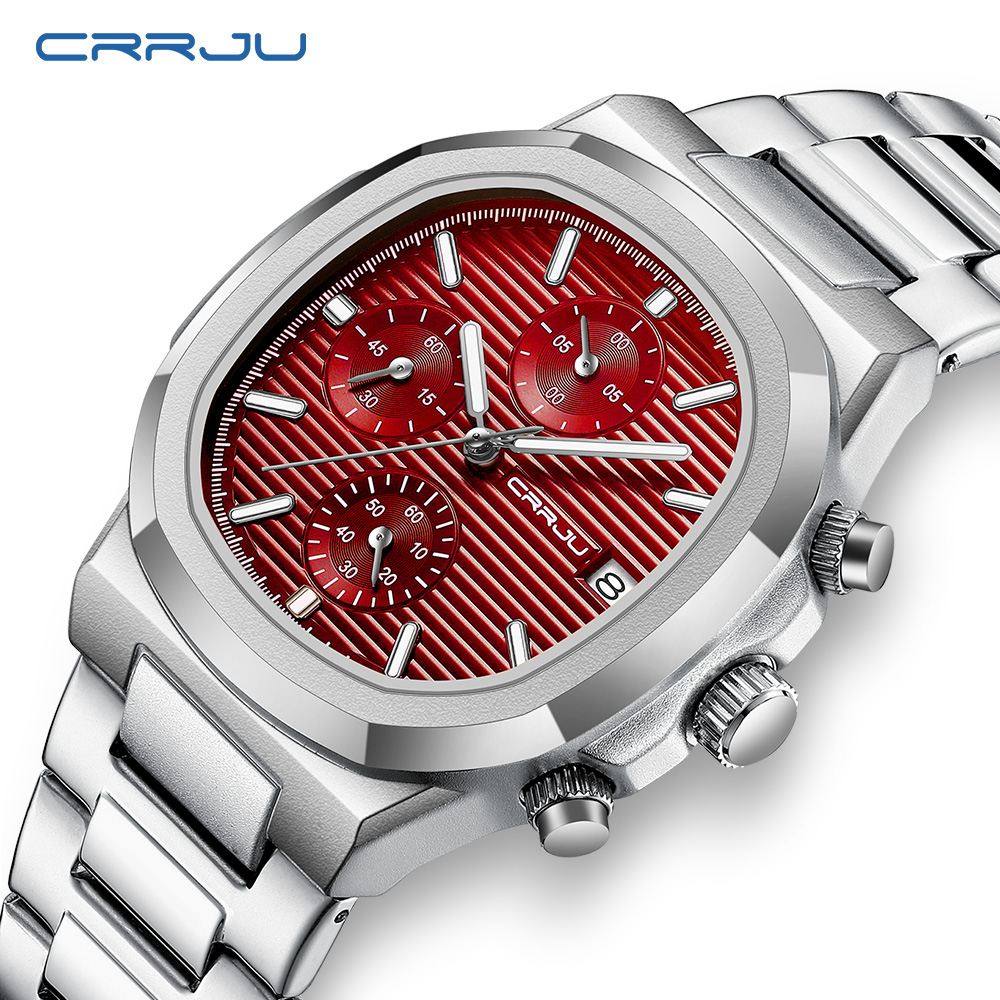 CRRJU Luxury Man Watch Busines - огляд і ціна Luxury Watch Ap