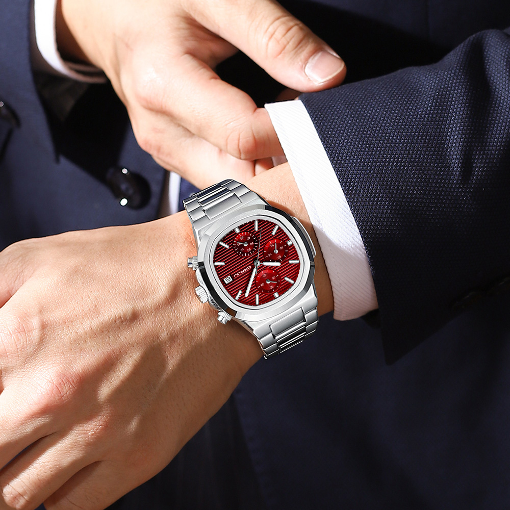 CRRJU Luxury Man Watch Busines - огляд і ціна Luxury Watch Ap