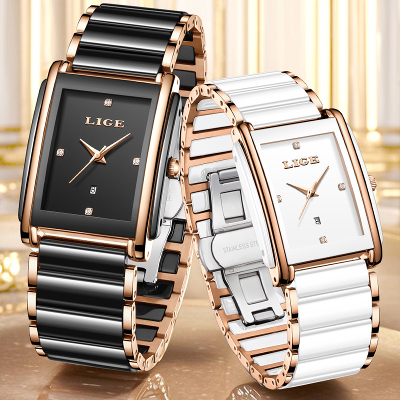LIGE Fashion Elegant Women's W - огляд і ціна Luxury Watch Case Travel