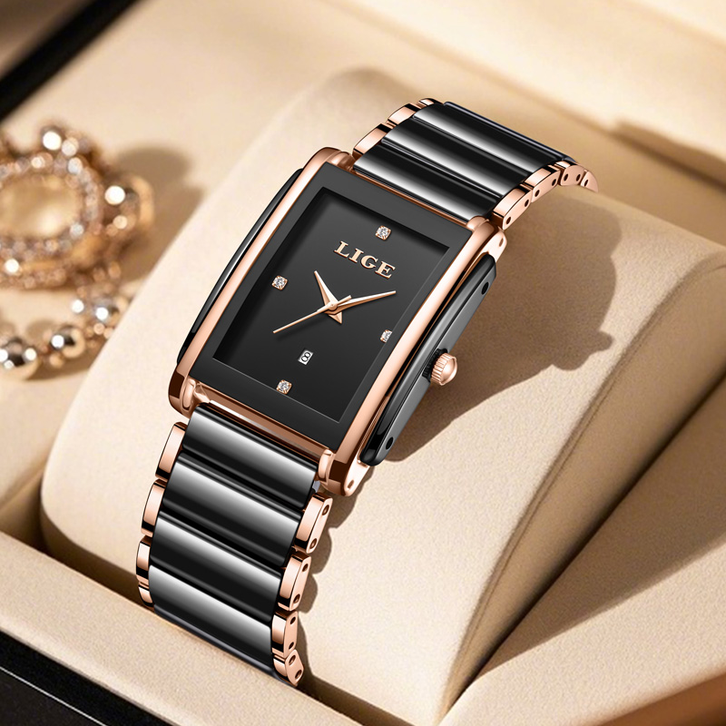 LIGE Fashion Elegant Women's W - огляд і ціна Luxury Watch Case Travel