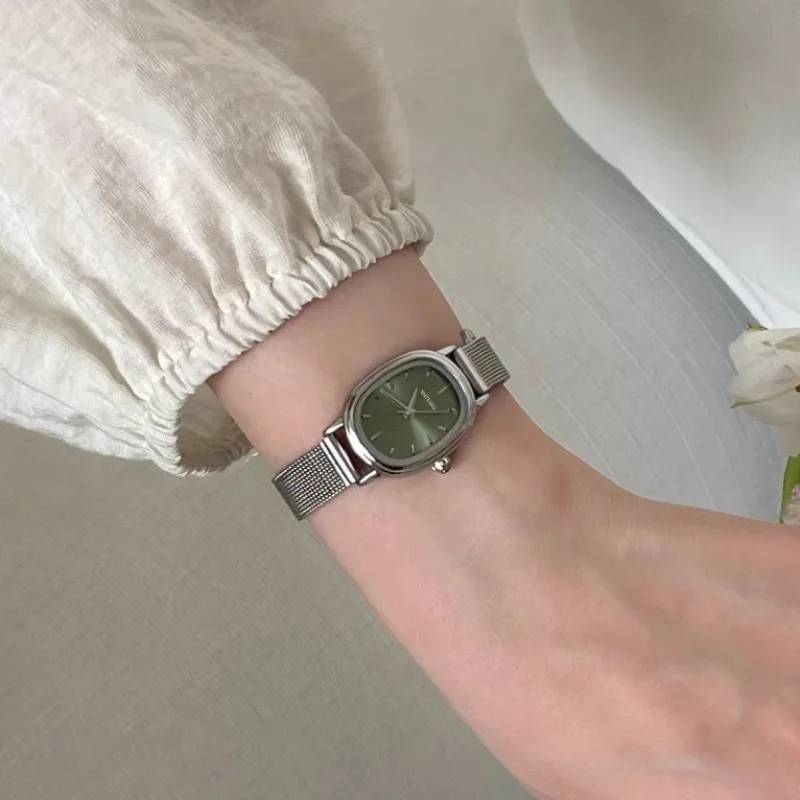 Small Oval Dial Green Watch Si - огляд і ціна Luxury Watch Green