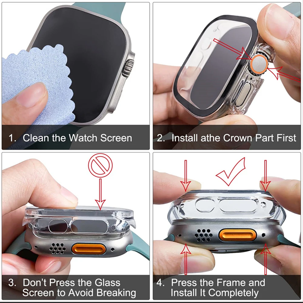 Glass+case For Apple Watch Ult - огляд і ціна Luxury Watch Ap