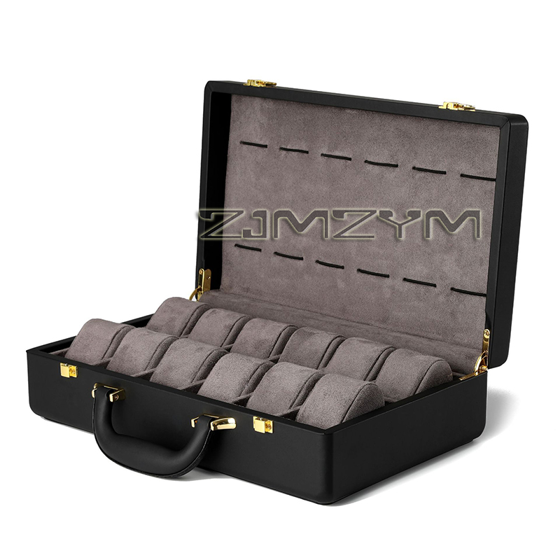12 Slots Watch Box Mens Watche - огляд і ціна Luxury Watch Case Travel