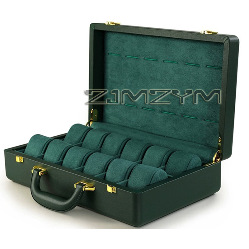 12 Slots Watch Box Mens Watche - огляд і ціна Luxury Watch Case Travel