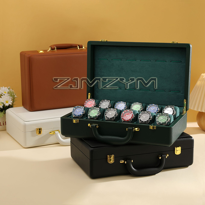 12 Slots Watch Box Mens Watche - огляд і ціна Luxury Watch Case Travel